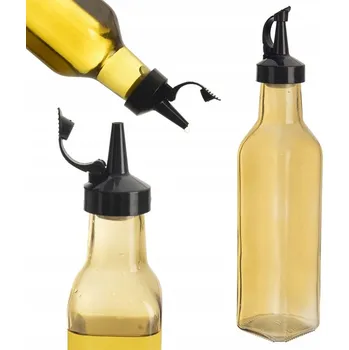 Nádoba na olej a ocet Skleněná láhev na olej a ocet s dávkovačem 265 ml