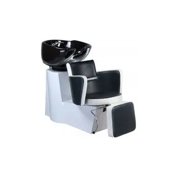 Kadeřnické křeslo Beauty System Kadeřnické mycí křeslo LUIGI BR-3542 černé