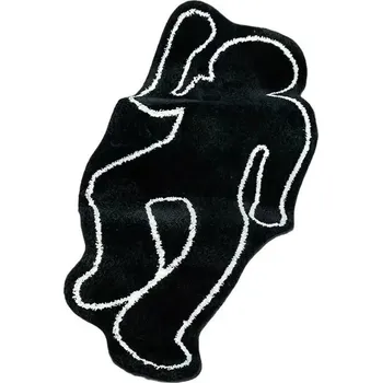 Koberec Vtipný měkký koberec "místo činu" s vysokou savostí | koupelnový koberec, protiskluzová rohož - místo činu , 80x120cm31,5x47,2palce