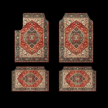 Koberec Boho koberec s retro vzorem do auta | podlahová rohož, měkký koberec - 13