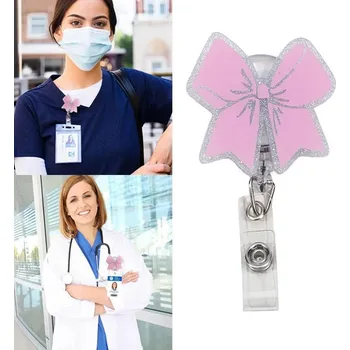 Penál Velký úložný penál s kapsou na oděv | penál, pouzdro - růžový klip na hrudník