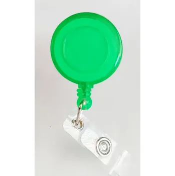 Vytahovací ABS držák na kartu | držák, klip - Průhledná zelená