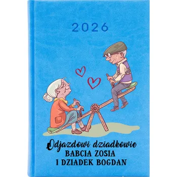 Kalendář Knižní kalendář 2026 A5 modrý