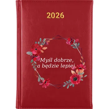 Kalendář Knižní kalendář 2026 A5 červený