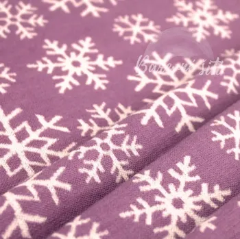 Merino Vločky šeřík a krém (E) (Hebké merino oboulic )