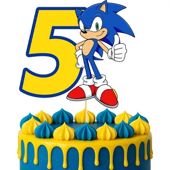 Obraz TOPER NA DORT TOPPER JEŽEK BLESK ROK DEKORACE NAROZENINY