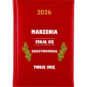 Kalendář Knižní kalendář 2026 A5 červený