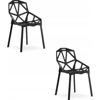 Jídelní židle ŽIDLE ESSEN - ČERNÁ X 2