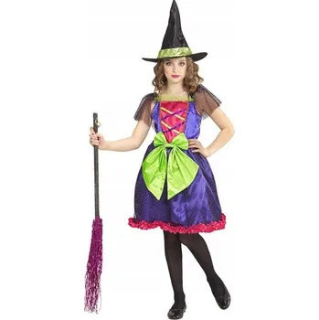 Karnevalový kostým KOSTÝM KOSTÝM ČARODĚJNICE 140