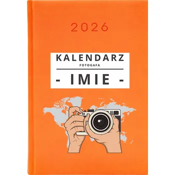 Kalendář Knižkový kalendář 2026 A5 oranžový