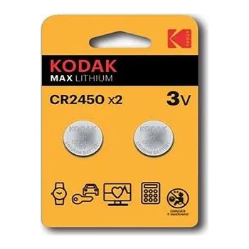 Článková baterie Kodak Jednorázová lithiová baterie CR2450, 2-pack (KOD-2450BL2)
