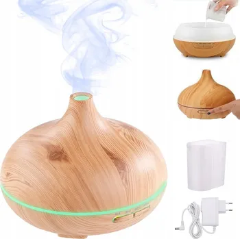 Aroma difuzér ULTRAZVUKOVÝ ZVLHČOVAČ VZDUCHU DIFUZÉR AROMA 7 BAREV LED + DÁLKOVÉ OVLÁDÁNÍ