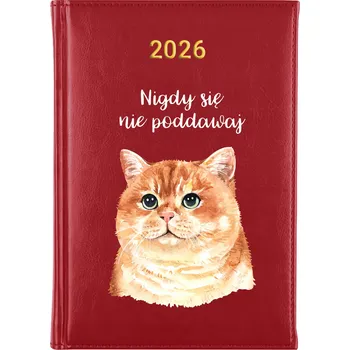 Kalendář Knižní kalendář 2026 A5 červený