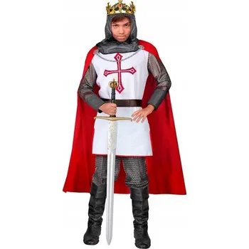 Karnevalový kostým KOSTÝM MALÝ RYTÍŘ TEMPLÁŘSKÝ RYTÍŘ PŘEVLEK KARNEVAL 128