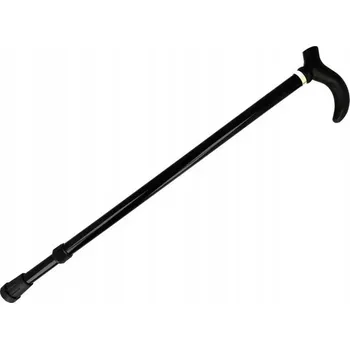 Ortopedická invalidní hůl teleskopická hliníková skládací s rukojetí, 90 cm