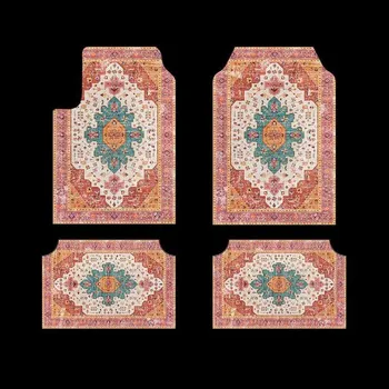 Koberec Boho koberec s retro vzorem do auta | podlahová rohož, měkký koberec - 9