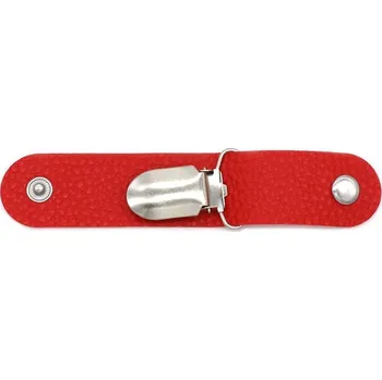 Klobouk Kožený cestovní klip na klobouk | cestovní doplněk, kloboukový držák - Červený