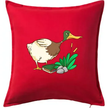 Polštář Geokačer s keškou - Polštář 50x50 - 50x50 - Pouze potah ( Červená )