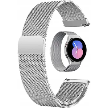 Řemínek na hodinky Univerzální 20mm stříbrný řemínek KBR Games