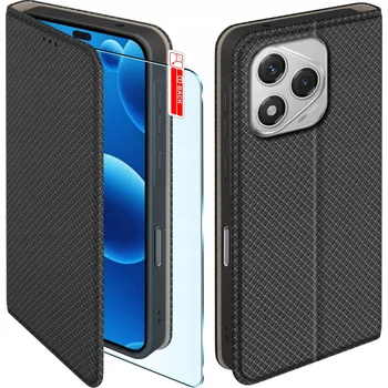 Pouzdro na mobilní telefon Flipové pouzdro KrainaGSM pro Honor 400 Lite, černé