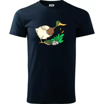 Pánské tričko Geokačer s keškou - Triko extra velké (5-8XL) - 8XL ( Námořní modrá (velmi tmavá - téměř černá) )