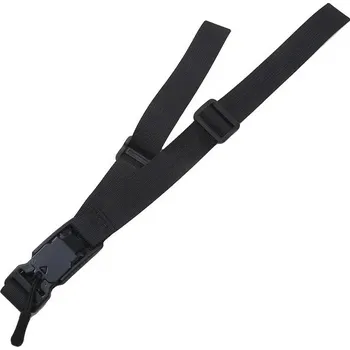 Outdoorové zavazadlo Nastavitelný magnetický hrudní popruh na batoh | popruh, příslušenství - Černá - 64x2,5 cm