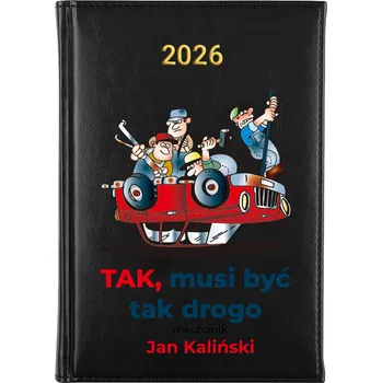 Kalendář Knižkový kalendář 2026 A5 černý