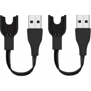 Ostatní příslušenství k chytrým hodinkám SADA 2X USB KABEL NABÍJEČKA PRO XIAOMI MI BAND 2