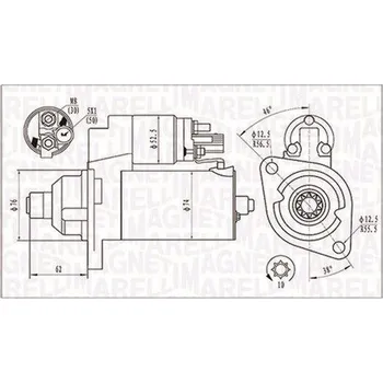 Startér Startér MAGNETI MARELLI MQS1323