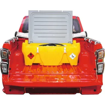 Palivová nádrž Mobilní čerpací zařízení na naftu, 220 l, verze Pickup, s 12 V čerpadlem, s víkem