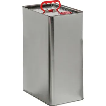 Kanystr Plechový kanystr 10 l, s plastovou rukojetí, schválení pro přepravu, BJ = 12 kusů