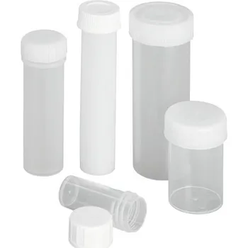 Transportní zkumavky z PP, nepropustné pro kapaliny, autoklávovatelné, Ø 30 mm, 60 ml, BJ = 100 kusů