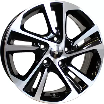 Alu kolo Alu kola Racing Line B5210, 15x6 5x114.3 ET40, černá + leštění