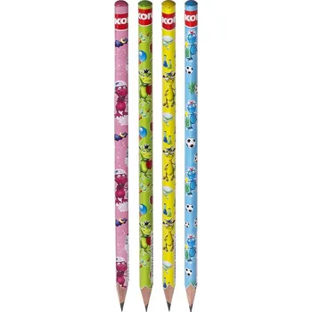 Grafitová tužka Tužka, grafitová, HB, motiv dráček, Kores