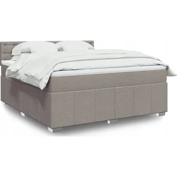 Postel Čalouněná dvoulůžková postel VidaXL 180x200, béžové odstíny