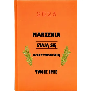 Kalendář Knižkový kalendář 2026 A5 oranžový