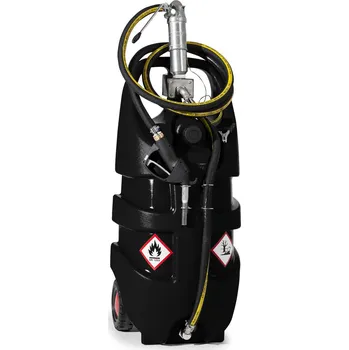 Palivová nádrž Mobilní čerpací nádrž na benzín, typ Caddy, objem 110 litrů, s ručním čerpadlem