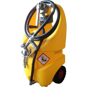 Palivová nádrž Mobilní čerpací nádrž na naftu, typ Caddy, objem 55 litrů, s ručním čerpadlem