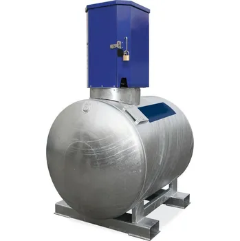 Palivová nádrž Mobilní naftová nádrž KC1000-S, objem 1000 litrů, čerpadlo 230 V a příslušenství