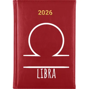 Kalendář Knižní kalendář 2026 A5 červený