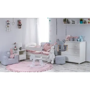 Dětská houpačka Baby-raj Dětská houpačka Emily šedá