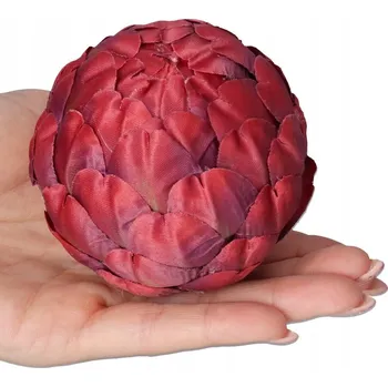 umělá květina UMĚLÝ ARTYČOK PROTEA UMĚLÉ KVĚTY SATÉNOVÝ 9 CM PREMIUM