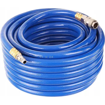 Příslušenství ke kompresoru Pneumatická Hadice PVC 10mm x 20m s Rychlospojkami