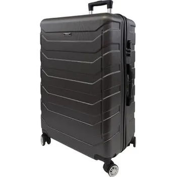 Bavy Cestovní kufr skořepinový 28" Ribs Dark grey