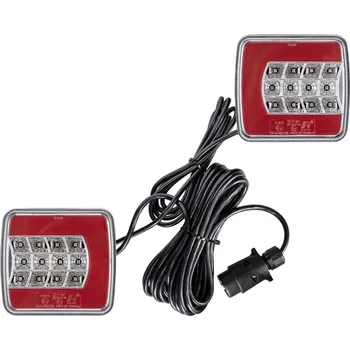 Zadní světlomet Sdružená LED světla magnetická s kabelem 7,5m 7pin