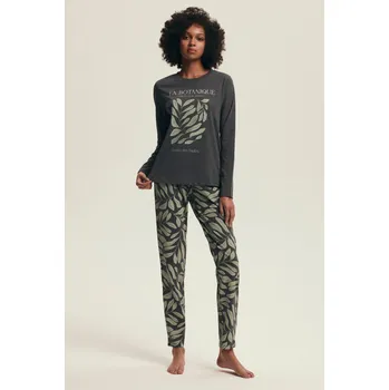 Pánské pyžamo DÁMSKÉ PYŽAMO DANNA 43685 AW25 grafit M