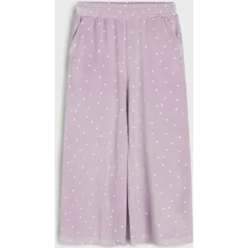 Dívčí oblečení Sinsay - Velurové kalhoty - levandulová - ZE868-04X - ZE868-04X-140
