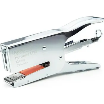 Sešívačka "Porpoise ONE", chromová, 24/8, na 45 listů, kov, RAPESCO 1794