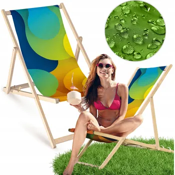 Zahradní lehátko Lehátko dřevo vícebarevné Allbag