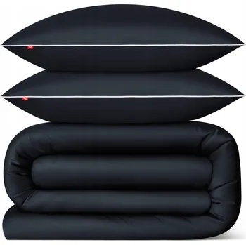 Povlečení POVLEČENÍ SATÉNOVÉ 160X200 + 2 POVLEČENÍ NA POLŠTÁŘ 70X80 SADA POVLEČENÍ 100% BAVLNA